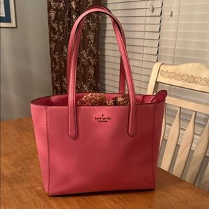 Kate Spade Pink Leather Tote